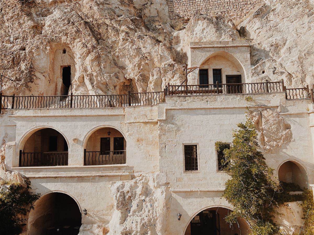 Habitat troglodytique creusé dans le tuffeau