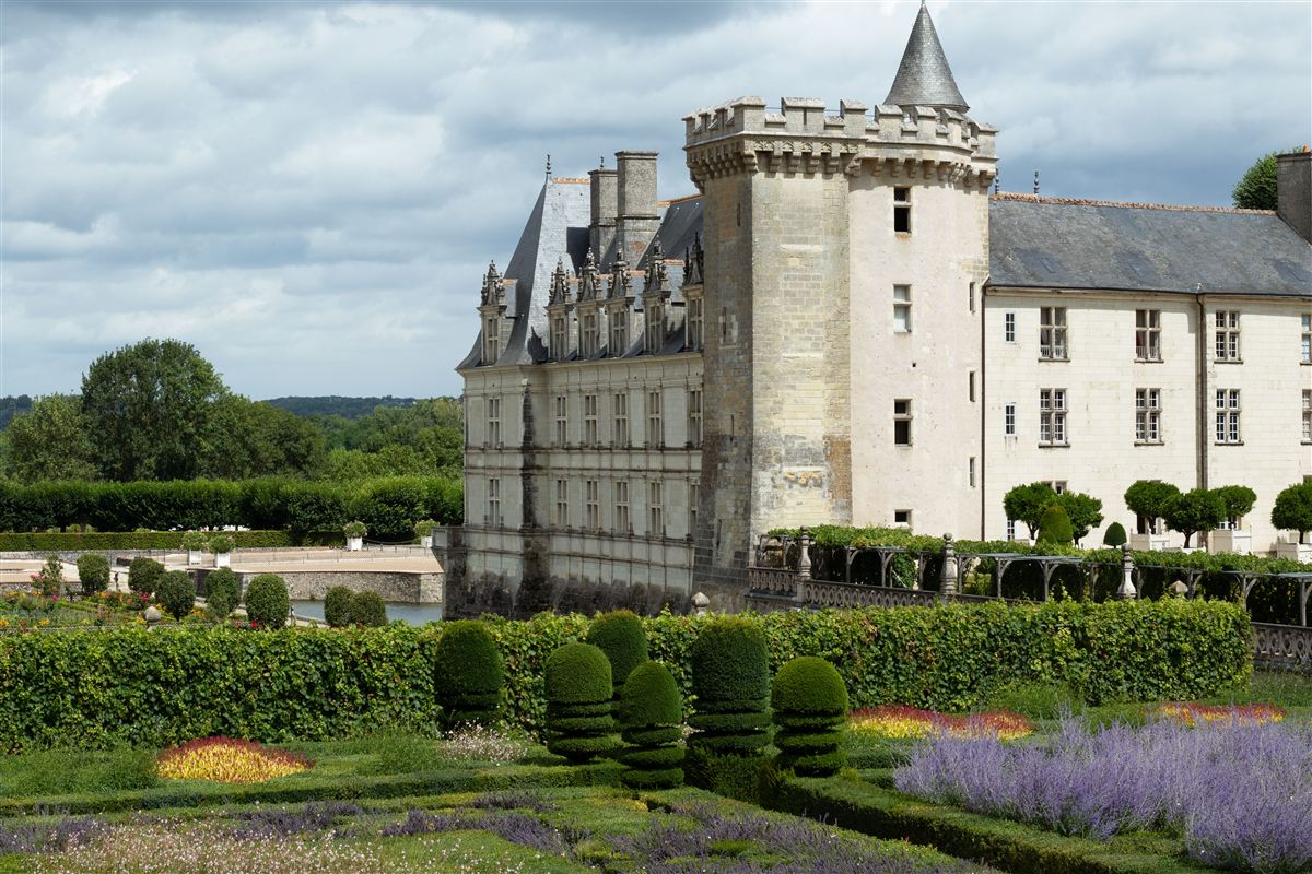 Les jardins à la française du château de Villandry